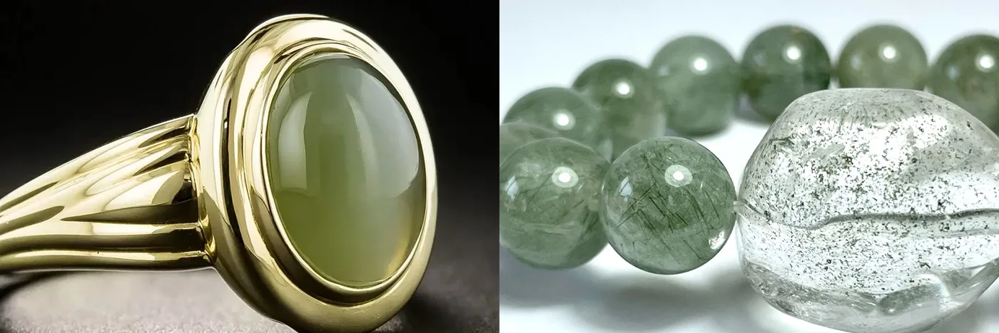 سنگ های قیمتی: اکتینولیت (actinolite)