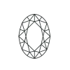برش بیضی شکل (Oval cut)