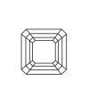 برش مربعی (Asscher)