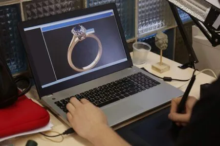 مدلسازی سه‌ بعدی جواهر با نرم‌ افزار CAD
