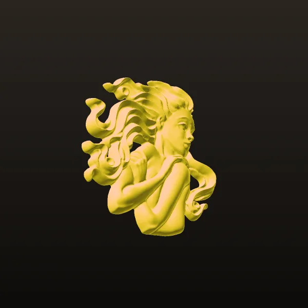 Symbol Birth Month Shahryvr Magrit 3D Model