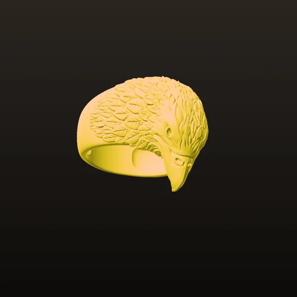 Eagle Sar Ring E-01 3D Model