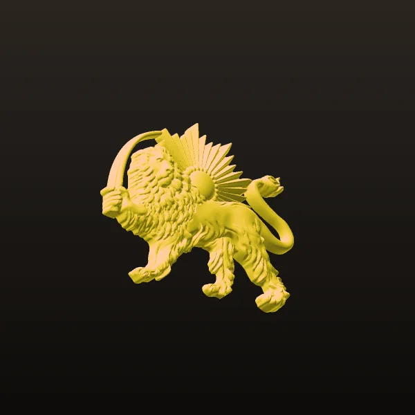 Symbol Lion Sun SK-01 3D Model