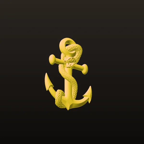 Snake Anchor SA 3D Model