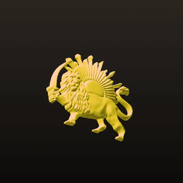 Symbol Lion Sun SK-02 3D Model
