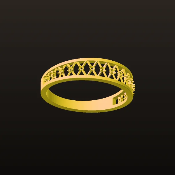 Women's Ring Code 12 3D Model