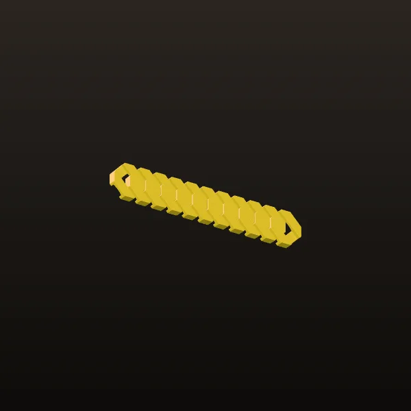 Cartier Masth Chain Code F-1 3D Model