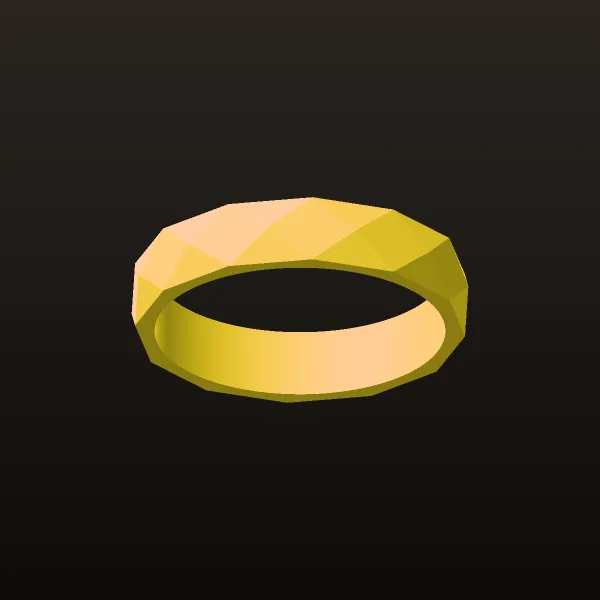 Fast Lozi Ring 3D Model