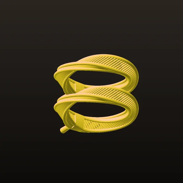 Twist Maftoli Dar Ring 3D Model