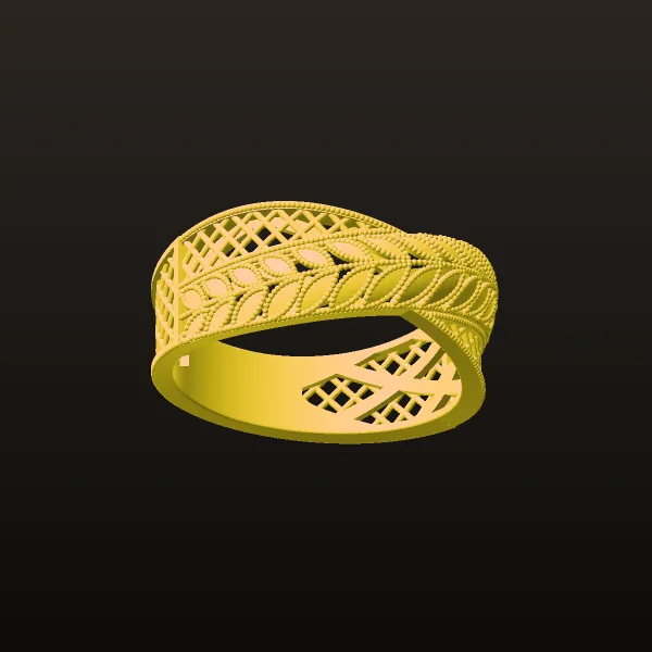 Fyvzhn Ring Code 4 3D Model
