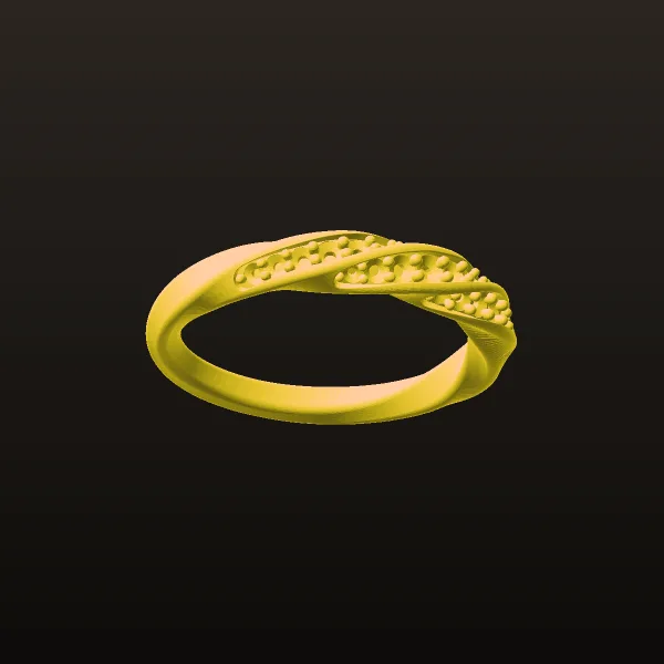 Women's Marpich Ring Jewelry Diamond Set Twist