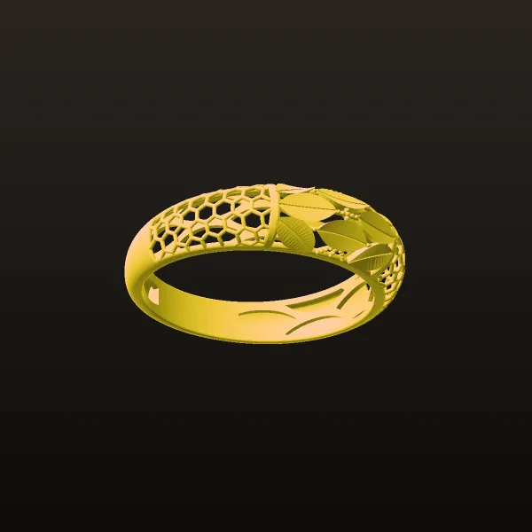 Fyvzhn Ring Code 5 3D Model