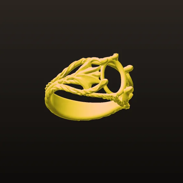 Branch Ring R-02 3D Model