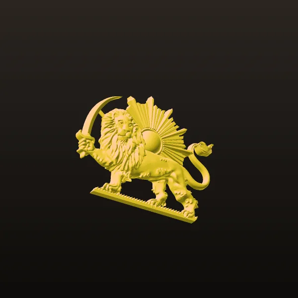Symbol Lion Sun SK-03 3D Model