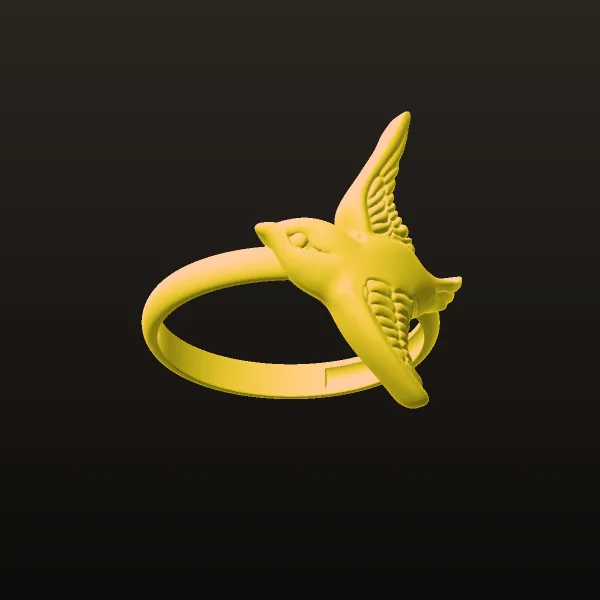 Bird Ring R-05 3D Model