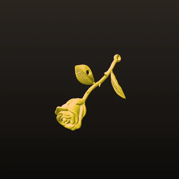 Flower Raz Medallion 3D Model