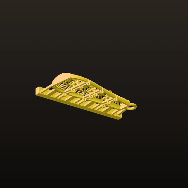 Cut Shahna Khor Necklace 3D Model