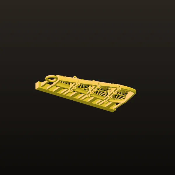 Cut Shahna Khor Necklace 3D Model