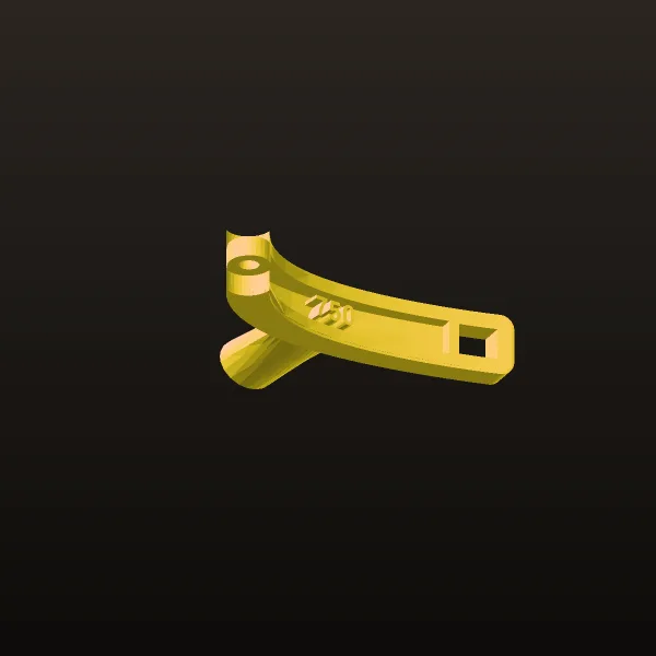 Cut Shahna Khor Necklace 3D Model
