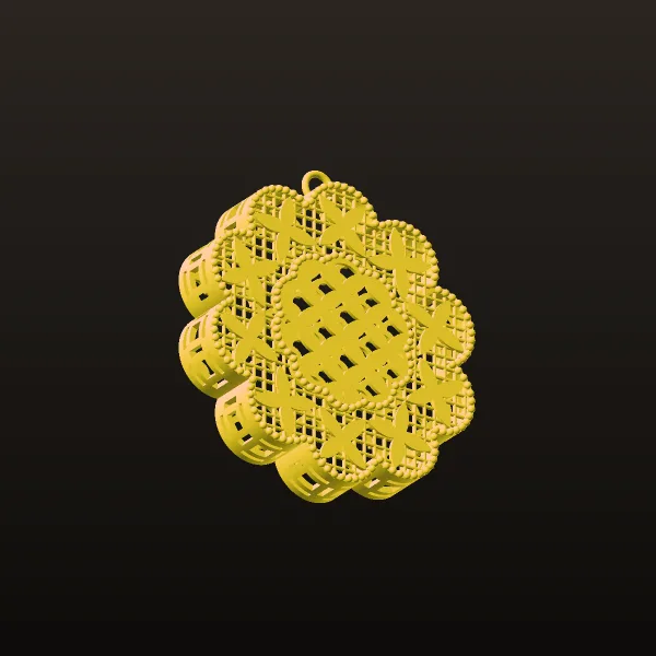 Fyvzhn Pendant Code 02 3D Model