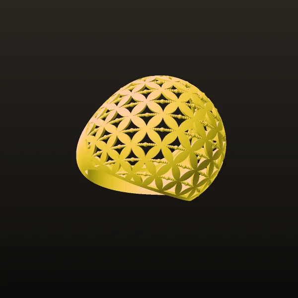 Cut Fyvzhn Khor Ring 3D Model