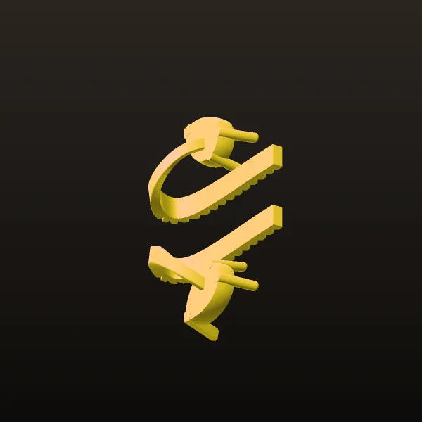 Women's Earrings 3D Model
