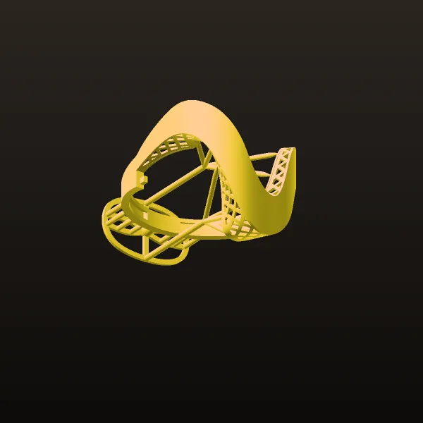 Tikeh Aineh Ai Ring 2 Code 04 3D Model