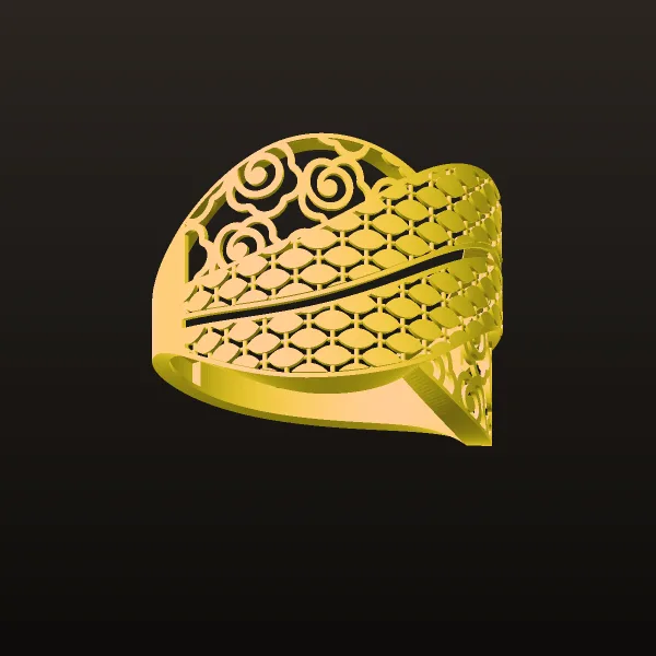 Tarashkhor Ring Code 2 3D Model