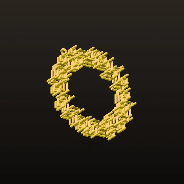 Gard Pendant Jewelry 3D Model