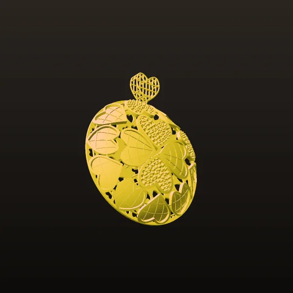 آویز طرح قلب 01