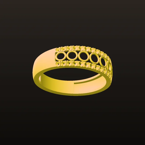 Wedding Band Code 06 3D Model