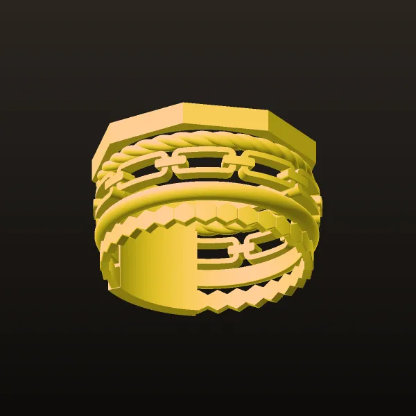 Portofino Ring 10 3D Model