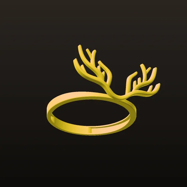 Minimal Shakh Ring Code 07 3D Model