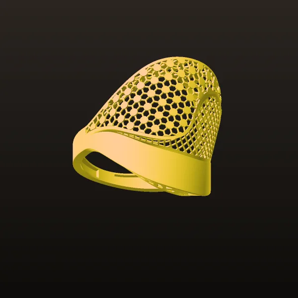 Ring T Code 1 3D Model