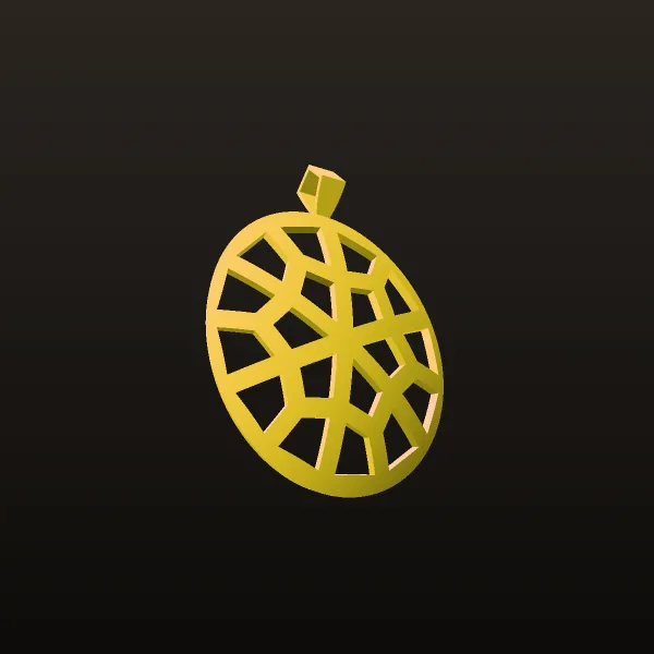Knot Sun Pendant 3D Model