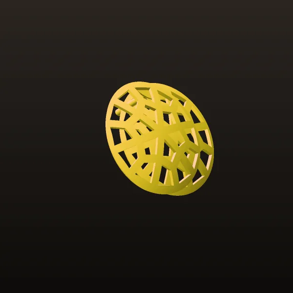 Knot Sun Earrings 3D Model