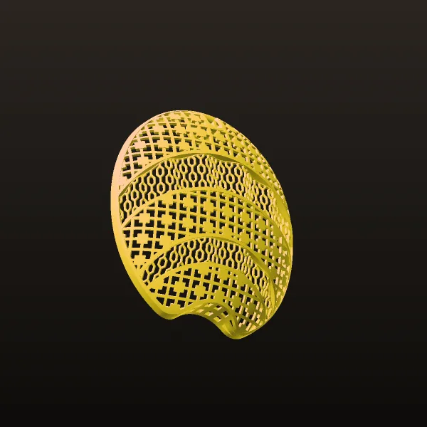 Fyvzhn Pendant Size 2 Code 1 3D Model
