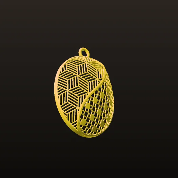 Fyvzhn Pendant Piece 3 Code 2 3D Model