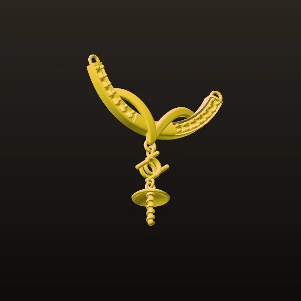 Pearl Galamira Pendant 3D Model