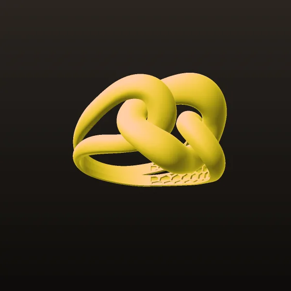 Cartier Ring Code 02 3D Model