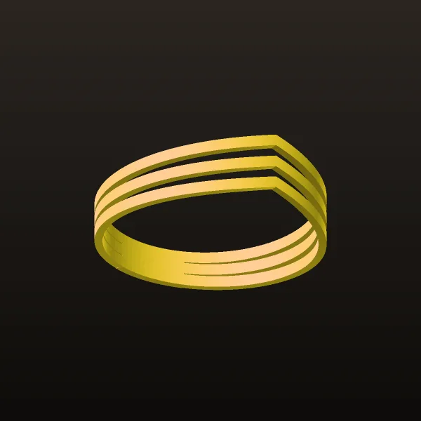Minimal Ring Code 001 3D Model