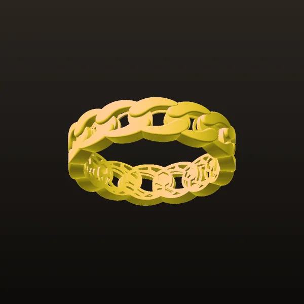Cartier Ring Code 06 3D Model