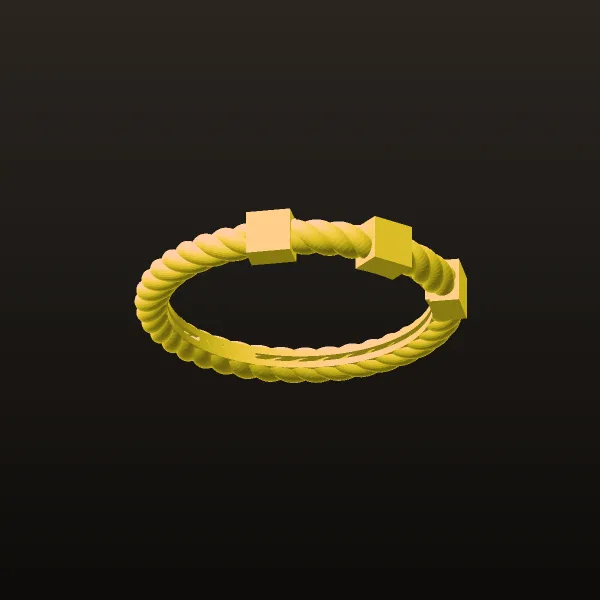 Minimal Ring Code 07 3D Model