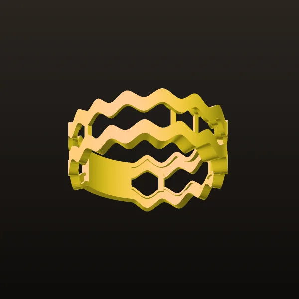 Post Khor Ring Code 02 3D Model