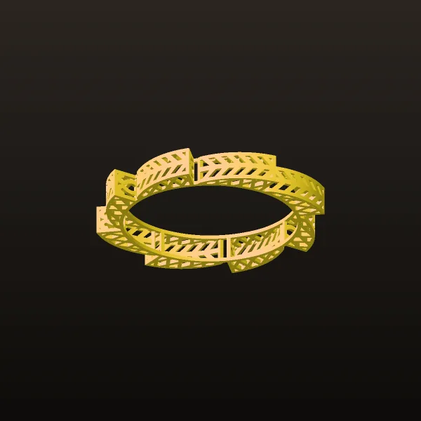 Twist Fyvzhn Zarin Bangle 3D Model