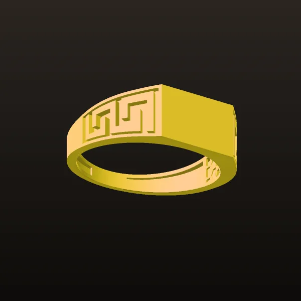 Men's Vrsach Ring 3D Model