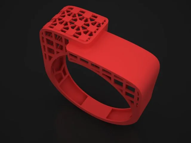 Cut Khor Aineh Fyvzhn Ring R-T-12 3D Model