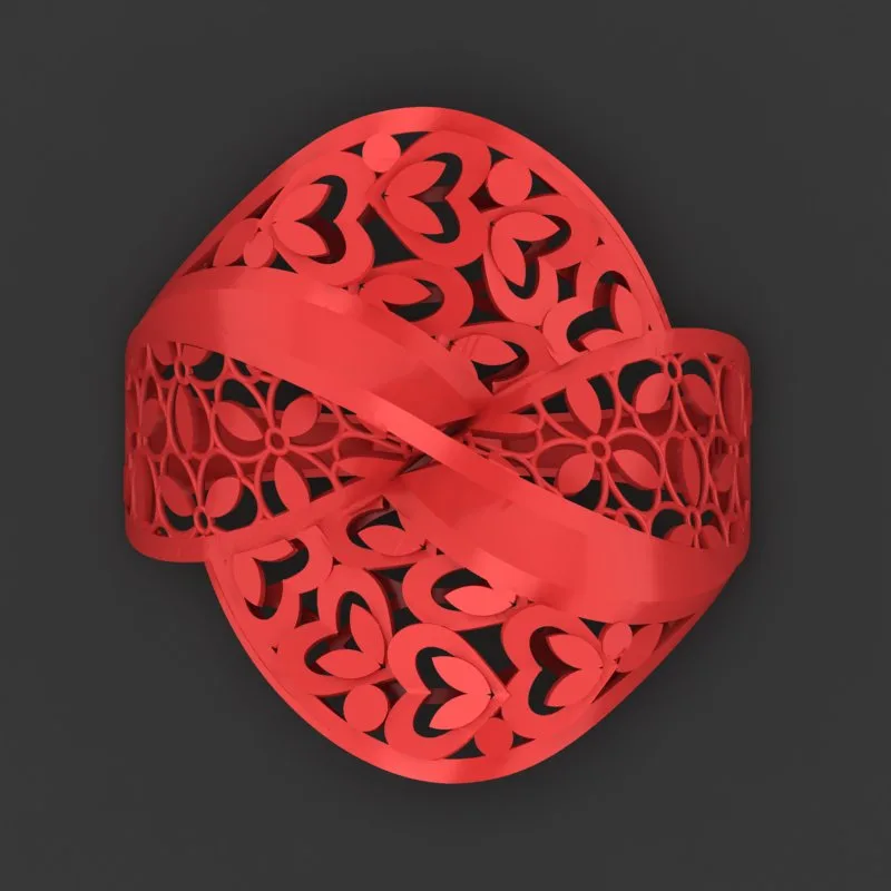 Cut Khor Aineh Fyvzhn Ring R-T-13 3D Model — image 2