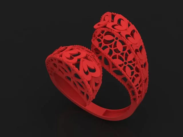 Cut Khor Aineh Fyvzhn Ring R-T-15 3D Model