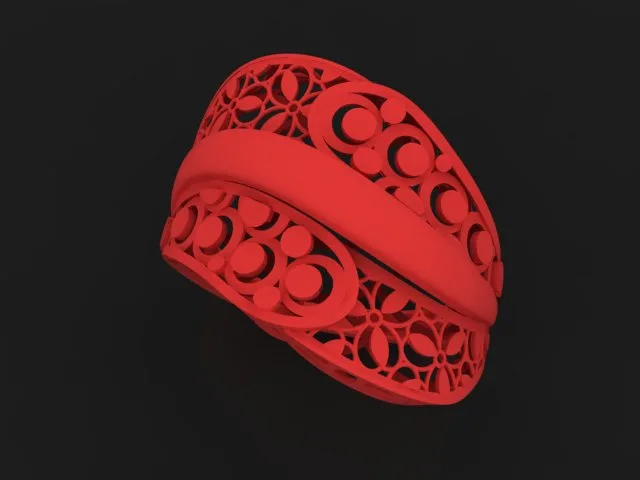 Cut Khor Aineh Fyvzhn Ring R-T-16 3D Model